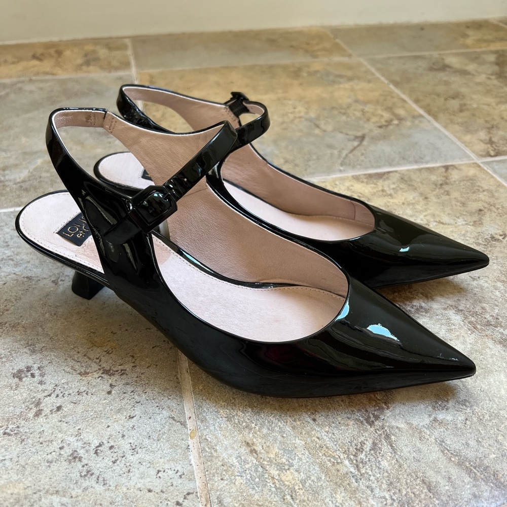 Louise et Cie Black Patent Leather Heels